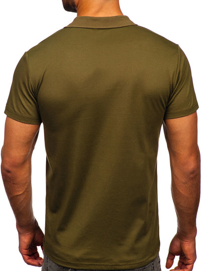 Bolf Herren Polohemd Kurzarm Khaki  8T80