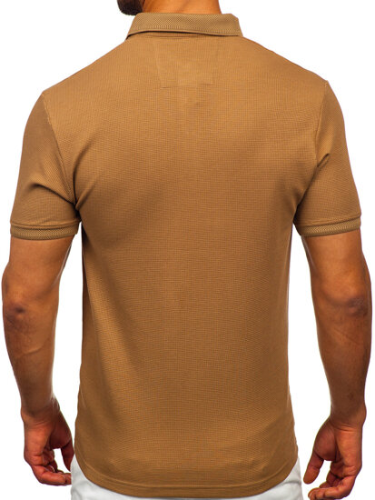 Bolf Herren Poloshirt Beige  2004