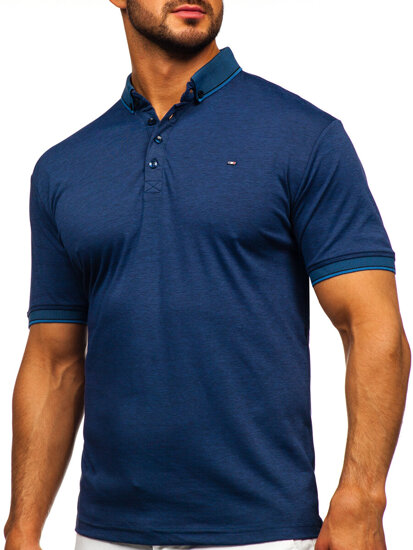 Bolf Herren Poloshirt Dunkalblau  2006