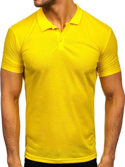 Bolf Herren Poloshirt Gelb  GD02