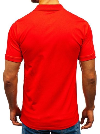 Bolf Herren Poloshirt Orange  9025