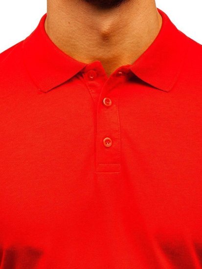 Bolf Herren Poloshirt Orange  9025