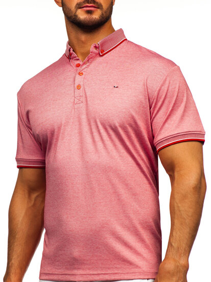 Bolf Herren Poloshirt Rot  2006