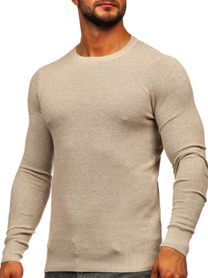 Bolf Herren Pullover Beige  W2-20124