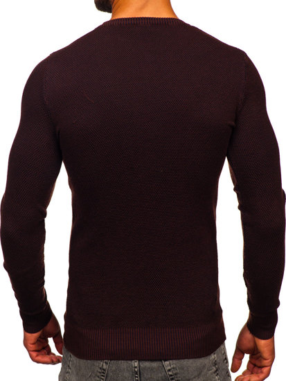 Bolf Herren Pullover Braun W2-20124