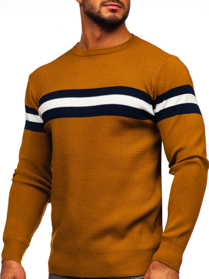 Bolf Herren Pullover Camel  H2113