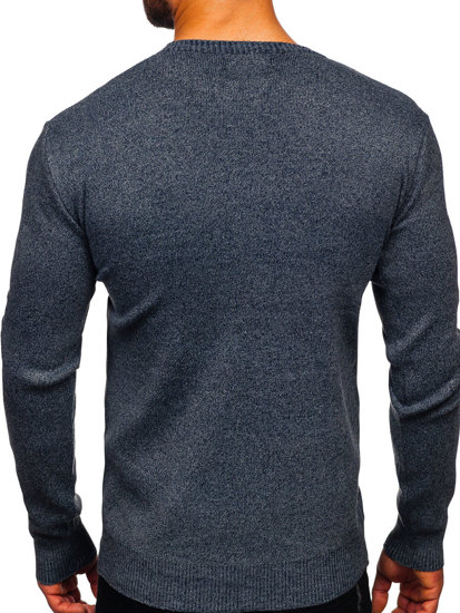 Bolf Herren Pullover Dunkelblau  S8165