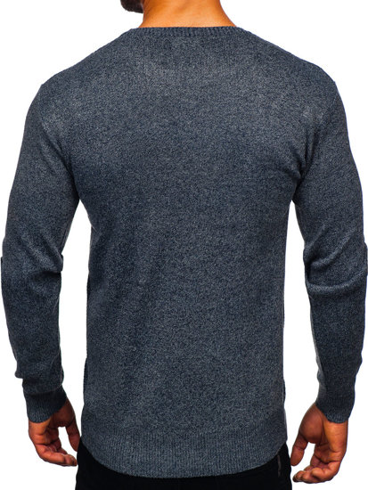 Bolf Herren Pullover Dunkelblau  S8523