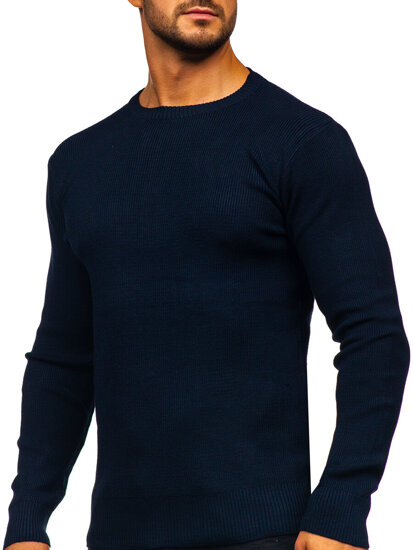 Bolf Herren Pullover Dunkelblau  S8750