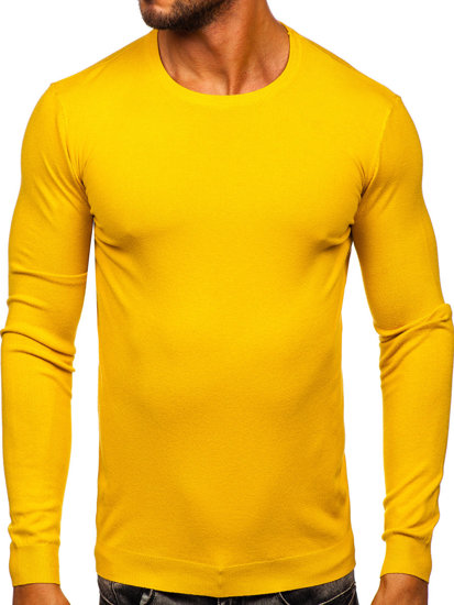 Bolf Herren Pullover Gelb  MMB602