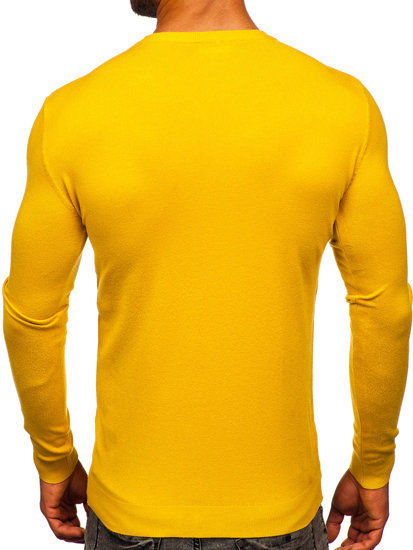 Bolf Herren Pullover Gelb  MMB602