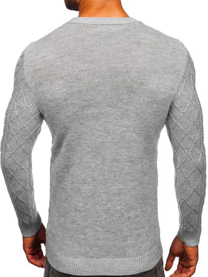 Bolf Herren Pullover Grau  MM6010