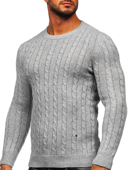 Bolf Herren Pullover Grau  MM6021