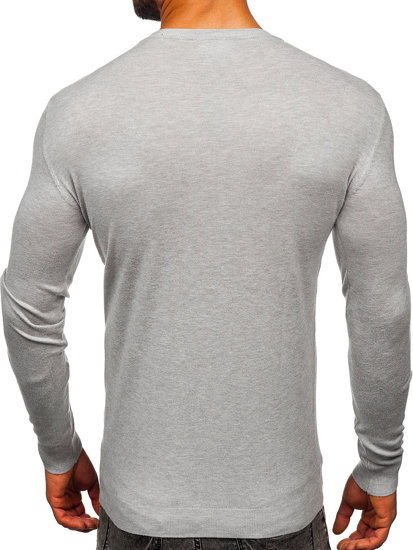 Bolf Herren Pullover Grau  MMB602