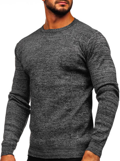 Bolf Herren Pullover Grau  S8307