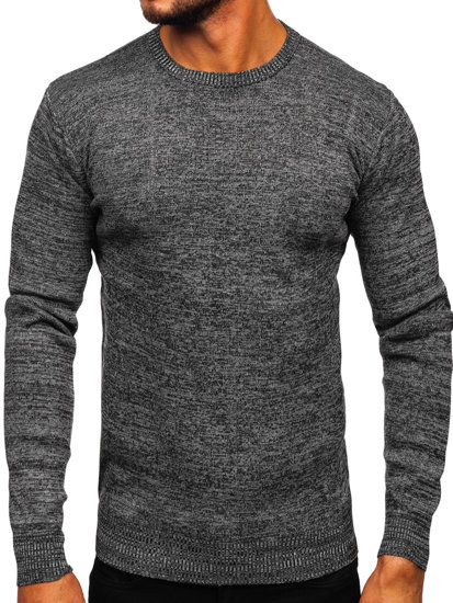 Bolf Herren Pullover Grau  S8307