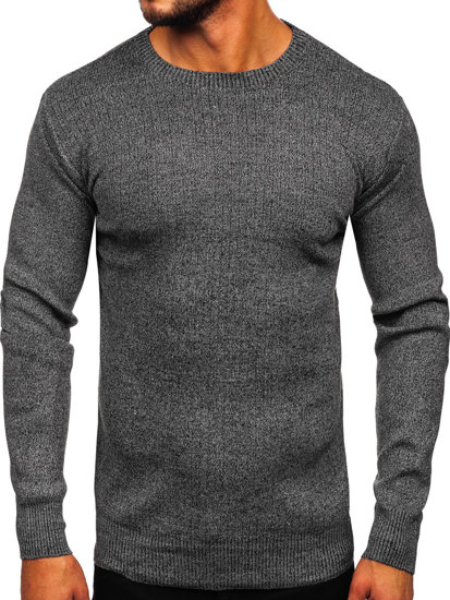 Bolf Herren Pullover Grau  S8309