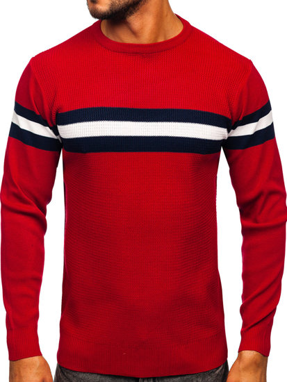 Bolf Herren Pullover Rot  H2113