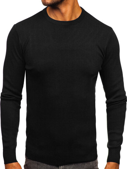 Bolf Herren Pullover Schwarz H2401