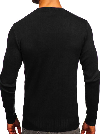 Bolf Herren Pullover Schwarz H2401