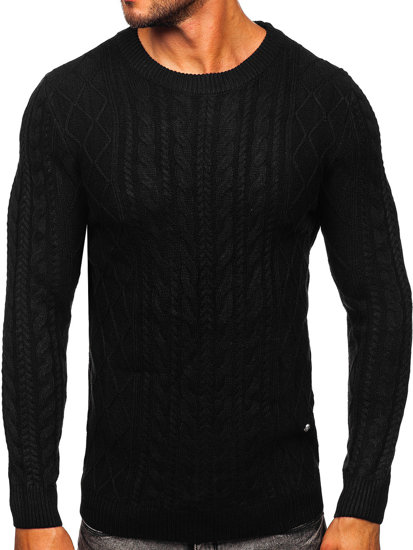 Bolf Herren Pullover Schwarz  MM6010