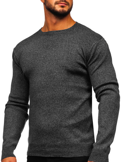 Bolf Herren Pullover Schwarz  S8165