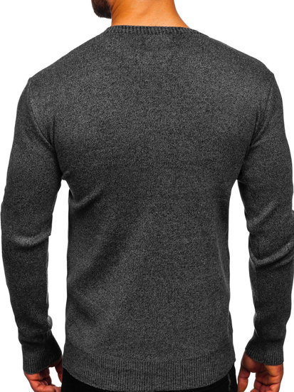 Bolf Herren Pullover Schwarz  S8165