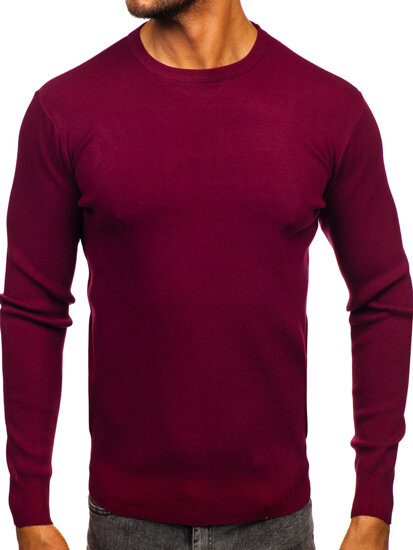 Bolf Herren Pullover Weinrot H2401