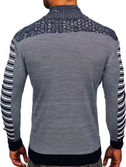 Bolf Herren Pullover mit Stehkragen  1028