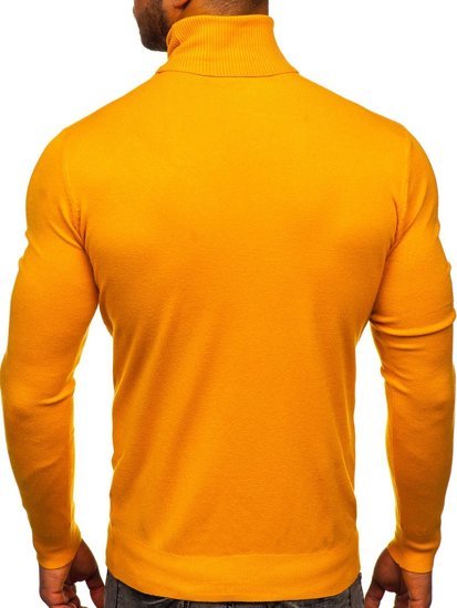 Bolf Herren Rollkragenpullover Gelb  YY02