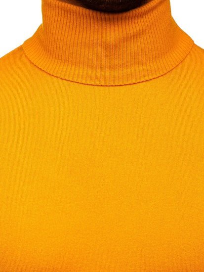 Bolf Herren Rollkragenpullover Gelb  YY02