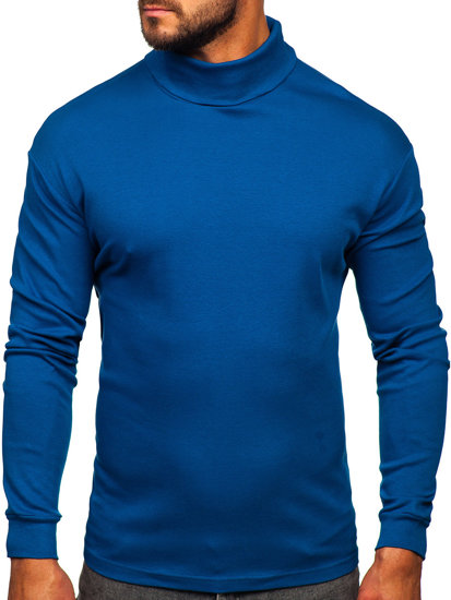 Bolf Herren Rollkragenpullover Indigo 145347-1