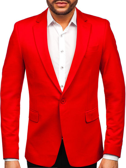 Bolf Herren Sakko Casual Rot  1652A