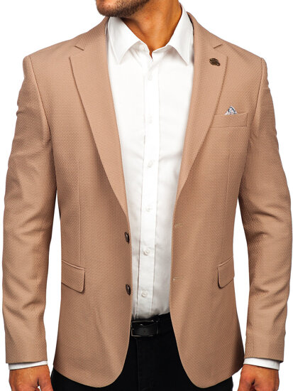 Bolf Herren Sakko casual Beige  025