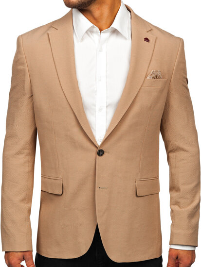 Bolf Herren Sakko casual Beige  026