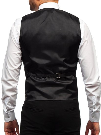 Bolf Herren Set 2-Teilig Weste und Hose Schwarz 0014