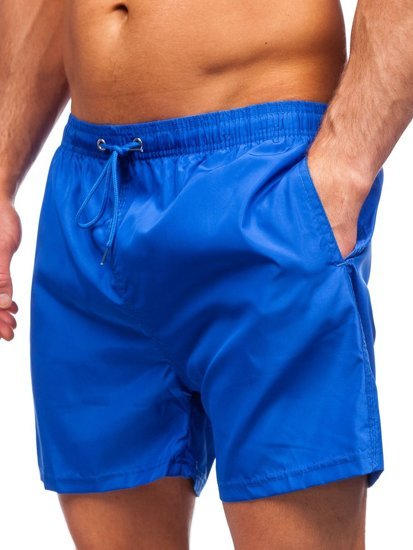 Bolf Herren Shorts Badehose Blau  YW02002