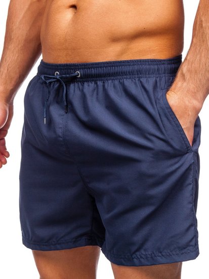 Bolf Herren Shorts Badehose Dunkelblau  YW07001