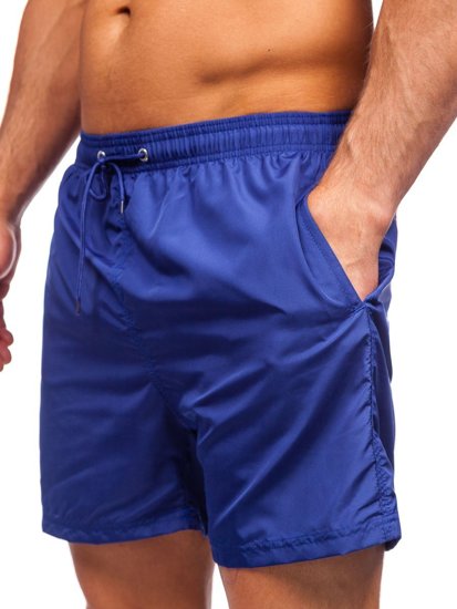 Bolf Herren Shorts Badehose Kobaltblau  YW07002