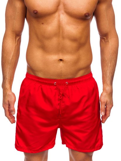 Bolf Herren Shorts Badehose Rot  YW07002