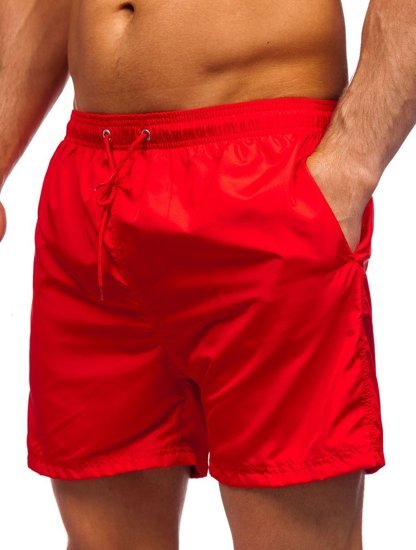 Bolf Herren Shorts Badehose Rot  YW07002