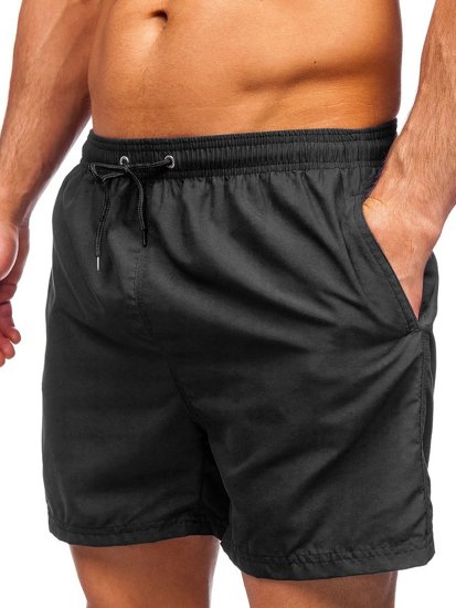 Bolf Herren Shorts Badehose Schwarz  YW07001