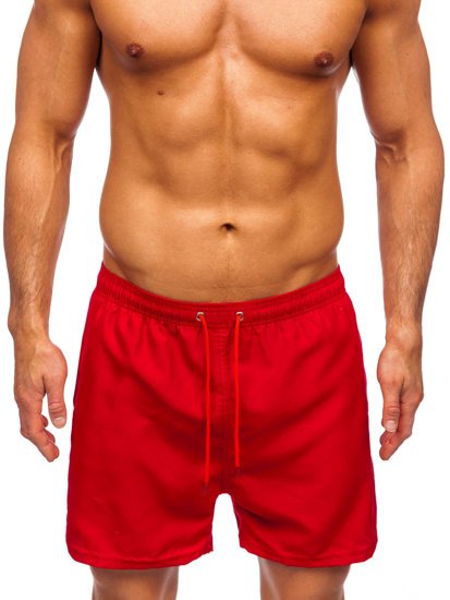 Bolf Herren Shorts Badehose Weinrot  YW02001