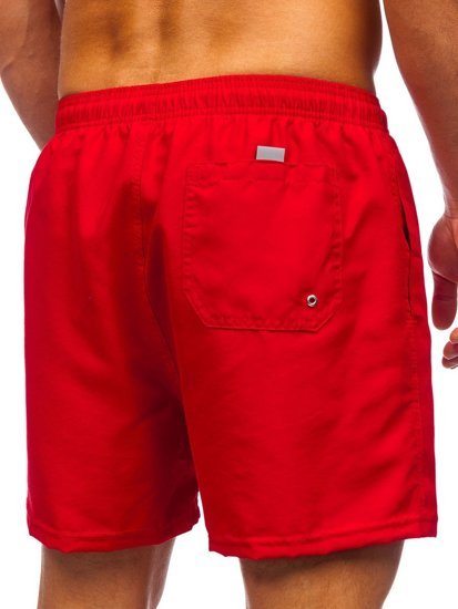 Bolf Herren Shorts Badehose Weinrot  YW02001