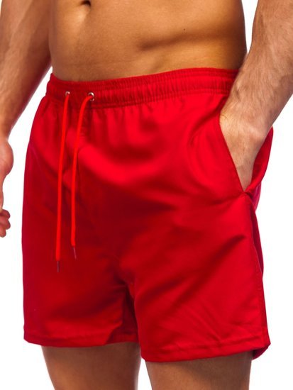 Bolf Herren Shorts Badehose Weinrot  YW02001