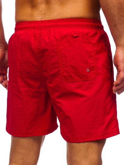 Bolf Herren Shorts Badehose Weinrot  YW07003