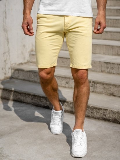 Bolf Herren Shorts Hellgelb  1142