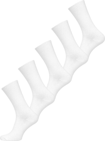 Bolf Herren Socken Weiß M817-5P 5 PACK