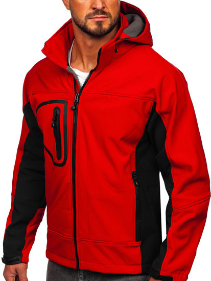 Bolf Herren Softshell Jacke Rot  T019