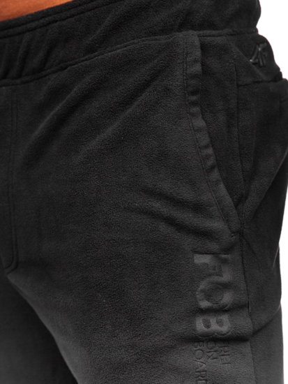 Bolf Herren Spoerhose Joggers aus Bio Baumwolle Schwarz 4F SPMD014